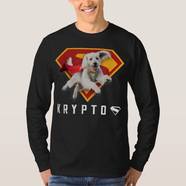 Camiseta Superman (2025 Movie) Krypto Shield T-Shirt (Frente)