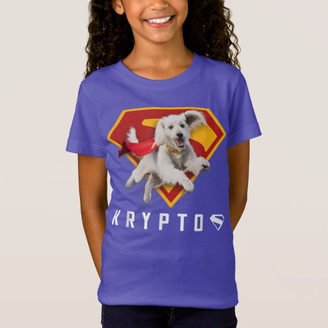 Camiseta Superman (2025 Movie) Krypto Shield T-Shirt (Frente)