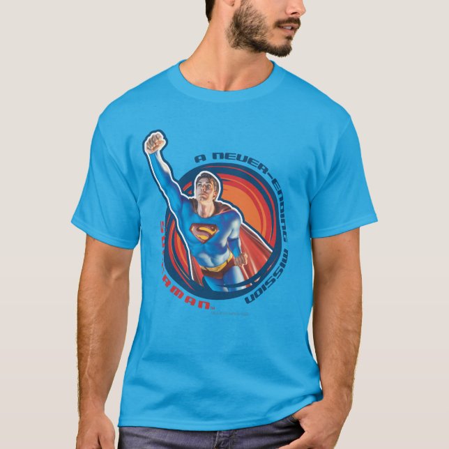 Camiseta Superman A Missão Sem Fim (Frente)