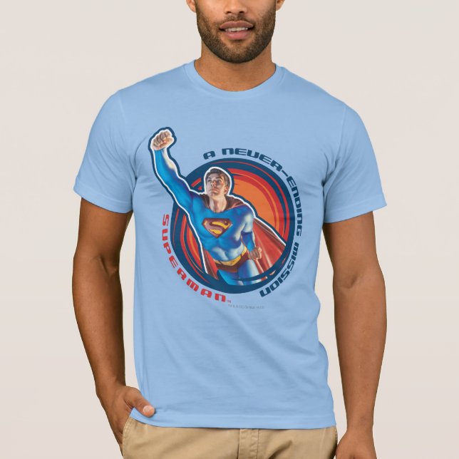 Camiseta Superman A Missão Sem Fim (Frente)