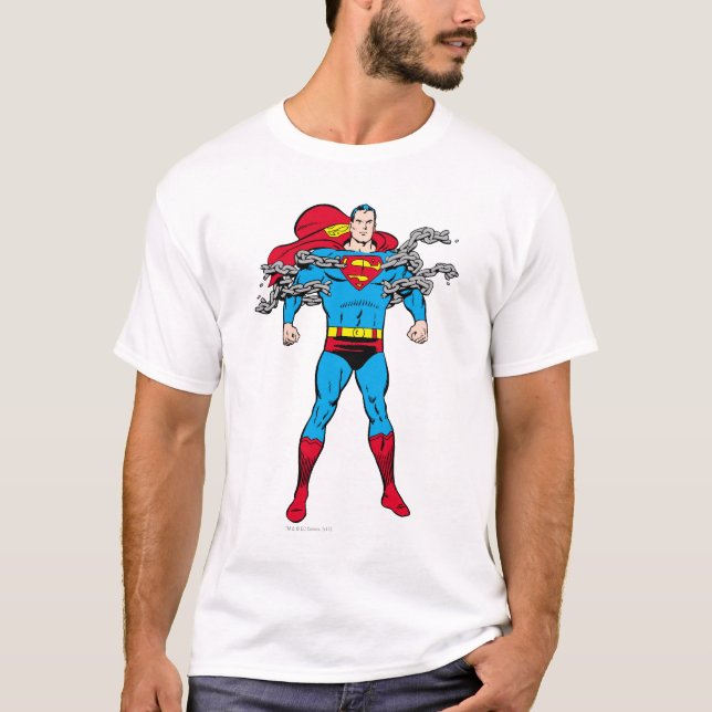 Camiseta Superman Breaks Chains (Frente)
