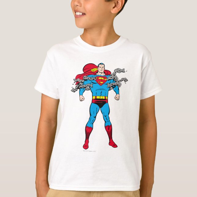 Camiseta Superman Breaks Chains (Frente)