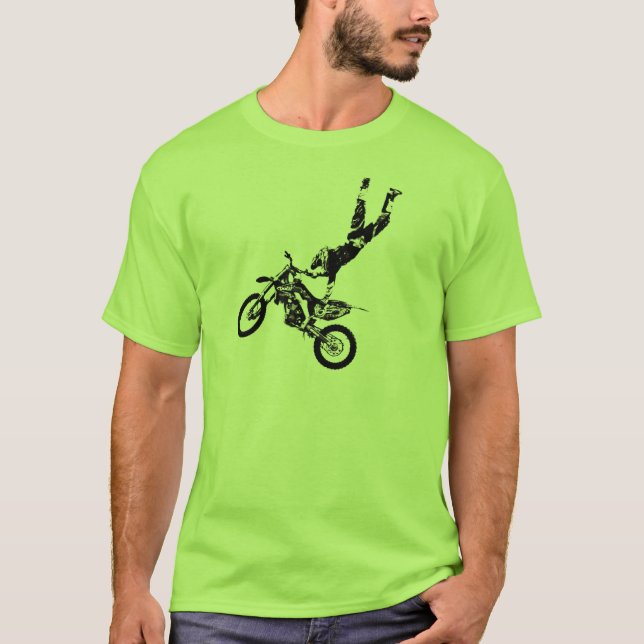 Camiseta Superman da bicicleta da sujeira (Frente)