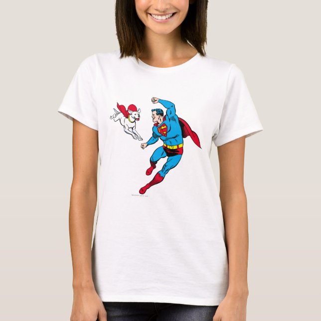 Camiseta Superman e Krypto 2 (Frente)