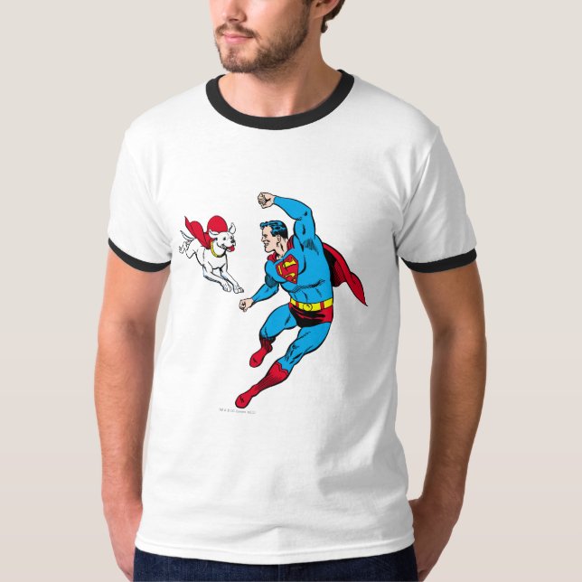 Camiseta Superman e Krypto 2 (Frente)
