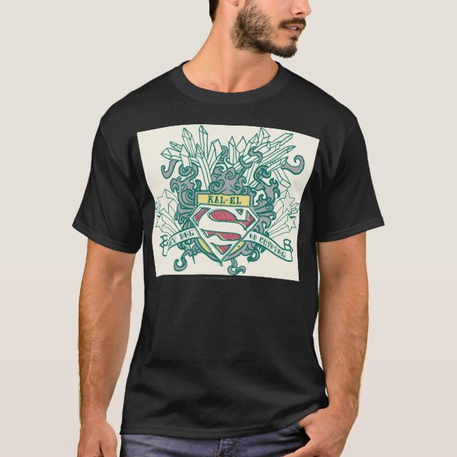 Camiseta Superman Estilizado | Logotipo Kal-El (Frente)