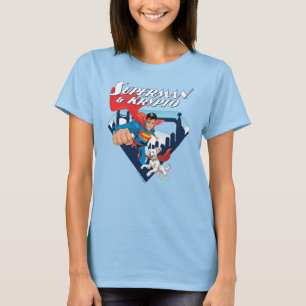 Camiseta Superman & Krypto Soar