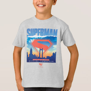 Camiseta Superman Metropolis Skyline