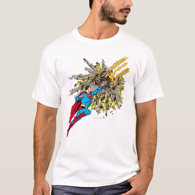 Camiseta Superman Pára um meteoro (Frente)