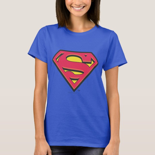 Camiseta Superman S-Shield | Logotipo clássico (Frente)