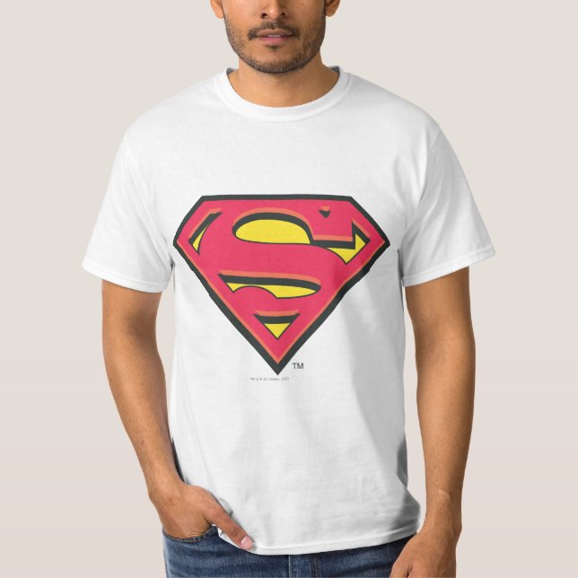 Camiseta Superman S-Shield | Logotipo clássico (Frente)