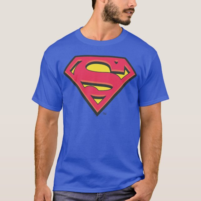Camiseta Superman S-Shield | Logotipo clássico (Frente)