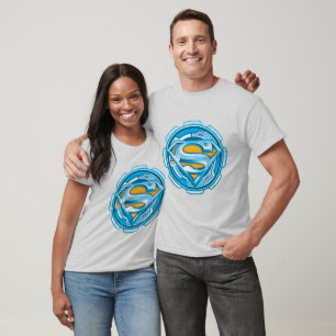 Camiseta Superman S-Shield   Logotipo da engrenagem