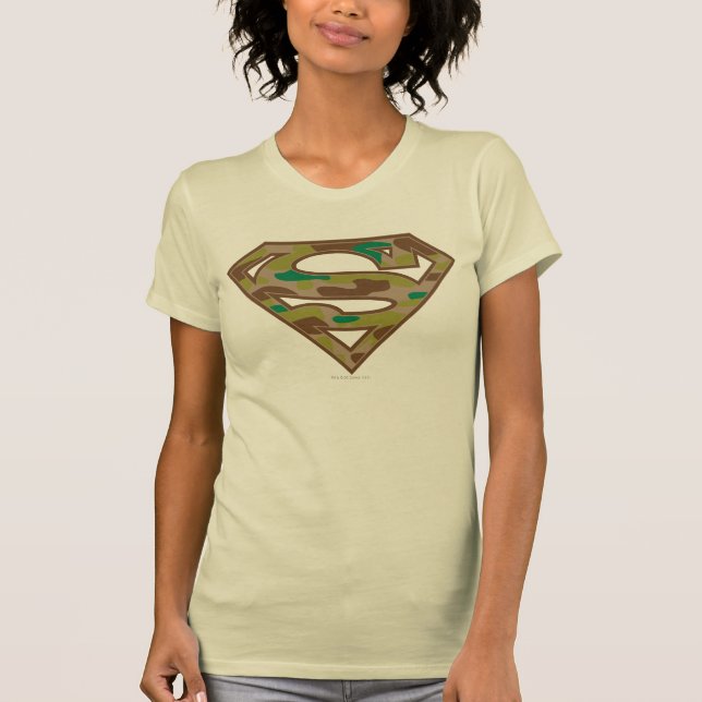 Camiseta Superman S-Shield | Logotipo de camuflagem (Frente)