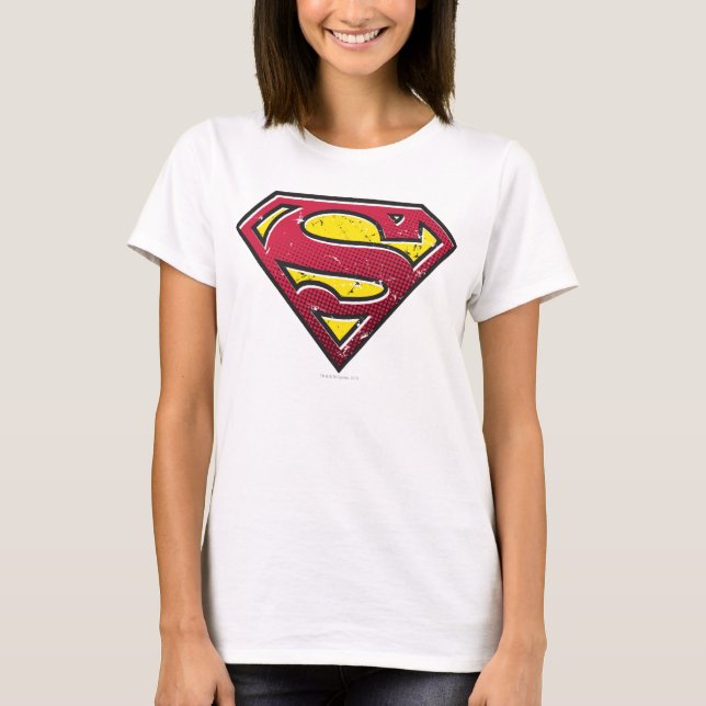 Camiseta Superman S-Shield | Logotipo de manchas (Frente)