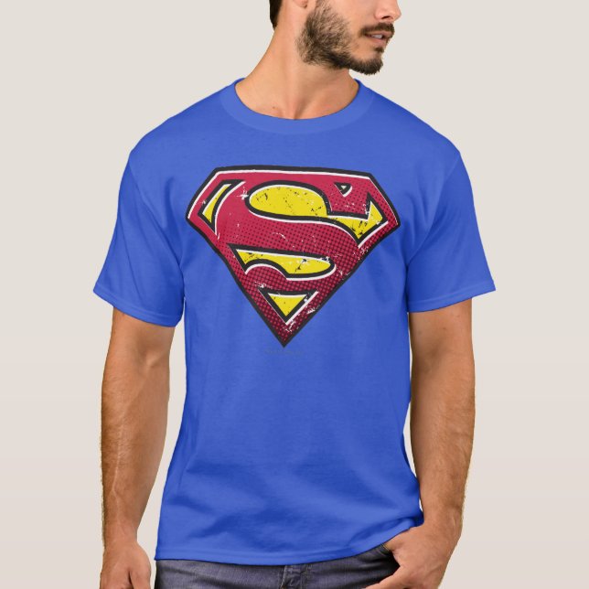 Camiseta Superman S-Shield | Logotipo de manchas (Frente)