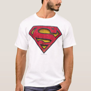Camiseta Superman S-Shield   Logotipo em relevo
