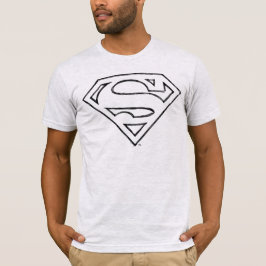 Camiseta Superman S-Shield | Logotipo preto Simples