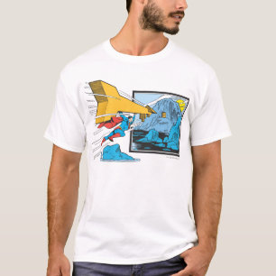 Camiseta Superman Tunneling Into Rock