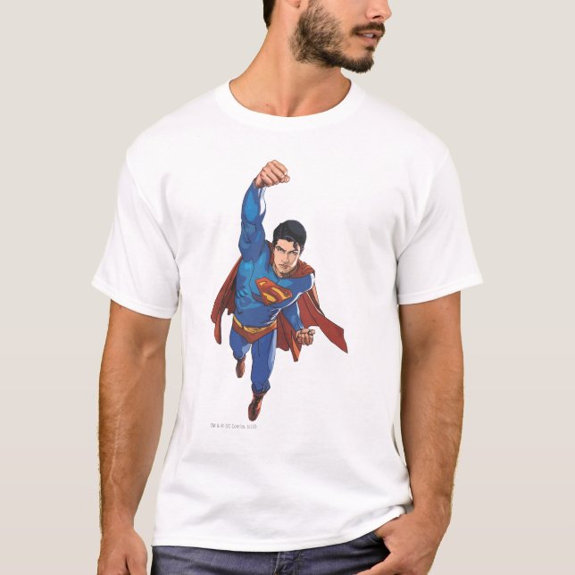 Camiseta Superman Voando para a Frente (Frente)
