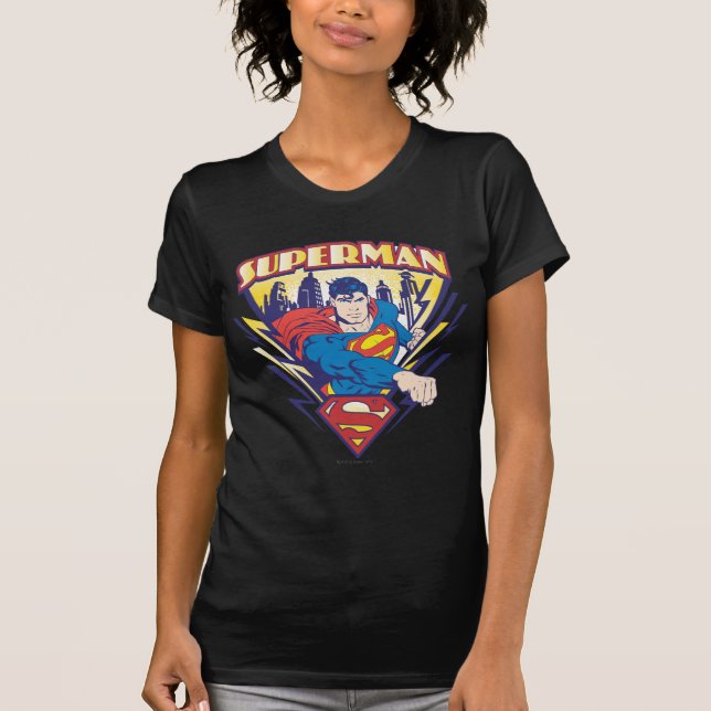 Camiseta Superman with Electricity (Frente)