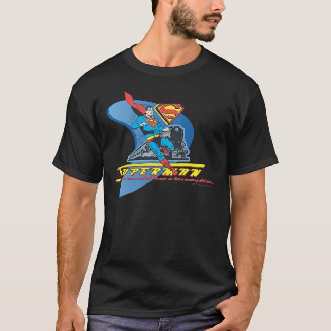 Camiseta Superman with train - Color (Frente)