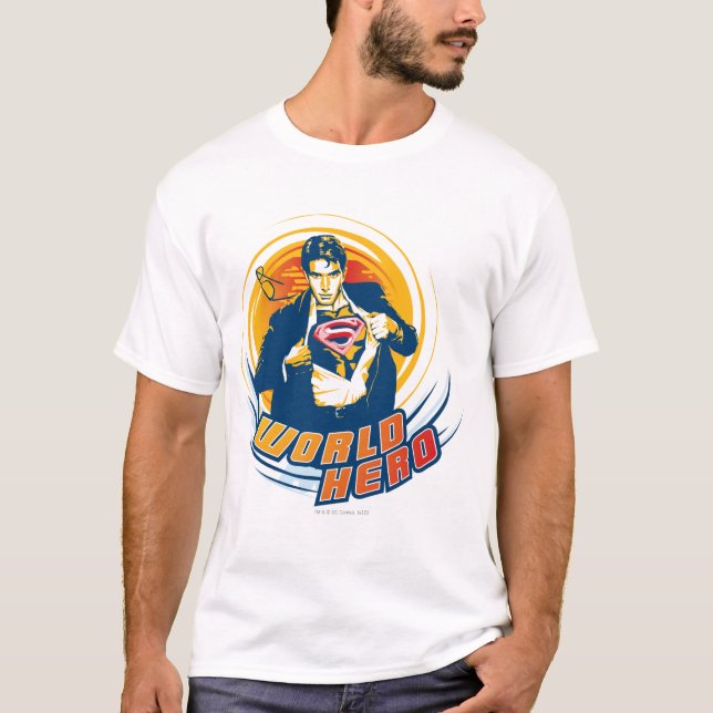 Camiseta Superman World Hero (Frente)