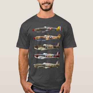 Camiseta Supermarine Spitfire é uma aeronave de combate bri