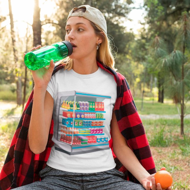 Camiseta Supermarket Dairy Fridge (Criador carregado)