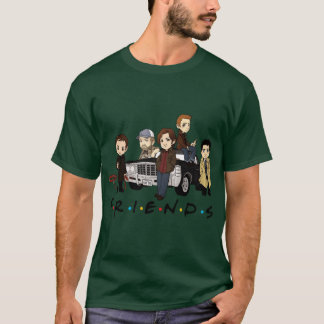Camiseta Supernatural Friends Cartoon funny