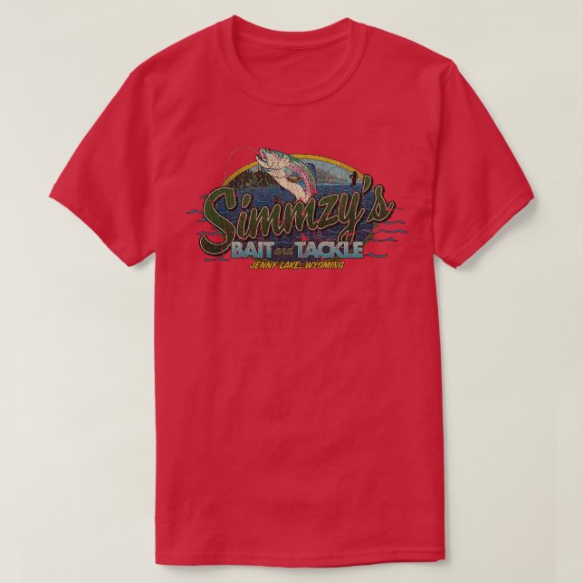 Camiseta Supernatural Simmzys Bait e Tackle 2019 (Frente do Design)