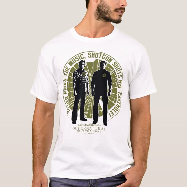 Camiseta Supernatural Winchester Brothers "Shotgun" (Frente)
