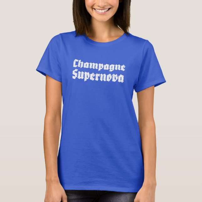 Camiseta Supernova de Champanhe (Frente)