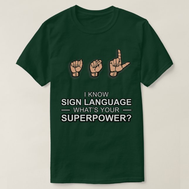 Camiseta Superpotência ASL (Frente do Design)
