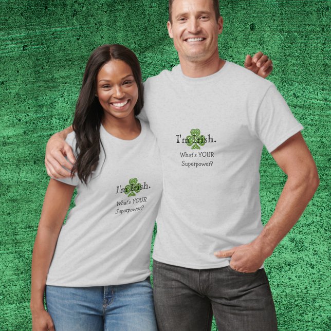 Camiseta Superpotência irlandesa de T-Shirt (Criador carregado)