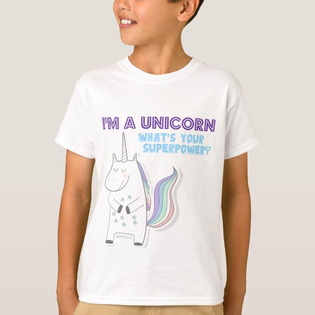 Camiseta Superpotência Unicorn (Frente)