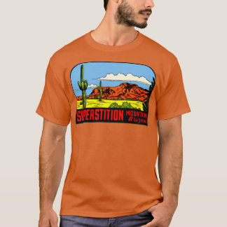 Camiseta Superstição Montagens Viagens vintage Arizona