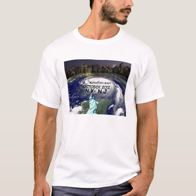 Camiseta Superstorm Sandy_ (Frente)