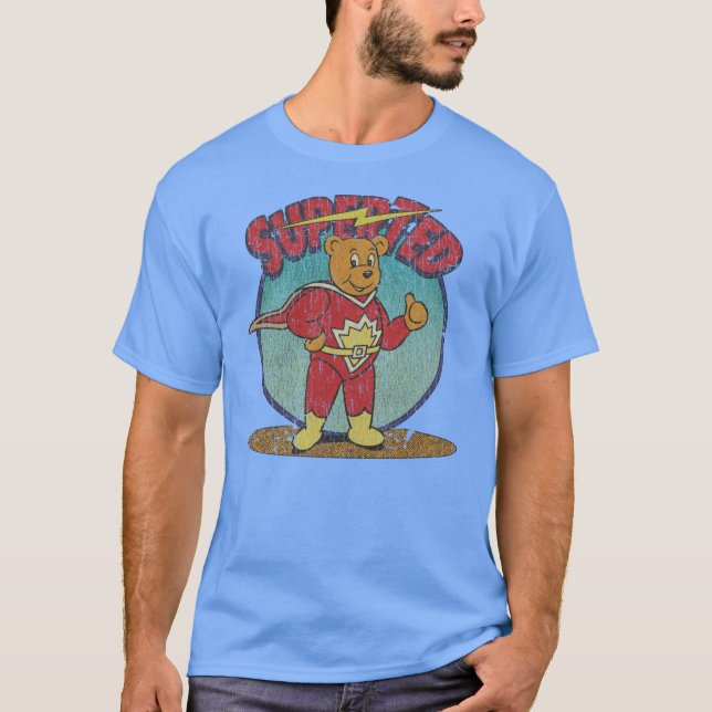Camiseta SuperTed 1982 menino de família (Frente)