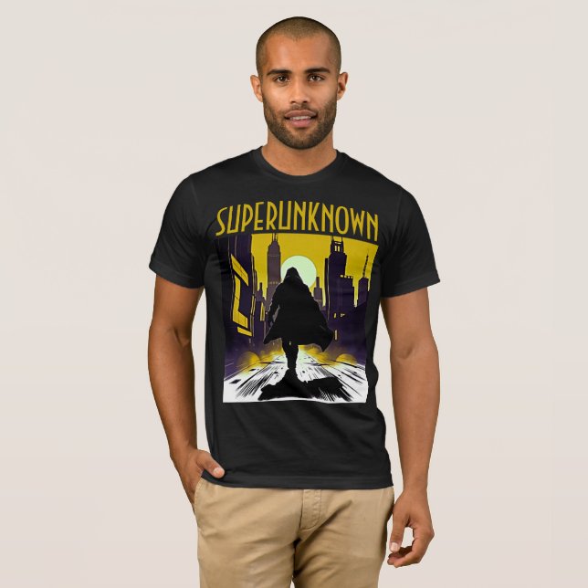 Camiseta Superunknown Silhueta Cyberpunk (Frente Completa)