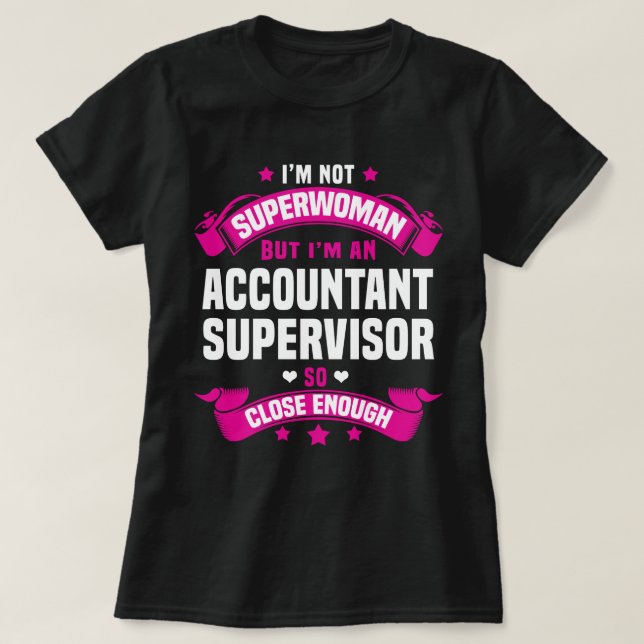 Camiseta Supervisor Contabilista (Frente do Design)
