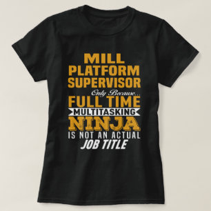 Camiseta Supervisor da Plataforma de Mill