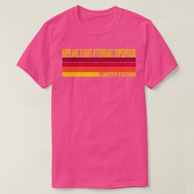 Camiseta Supervisor de Atendimento de Voo do Avião (Frente do Design)