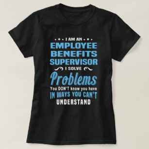 Camiseta Supervisor de Benefícios do Funcionário