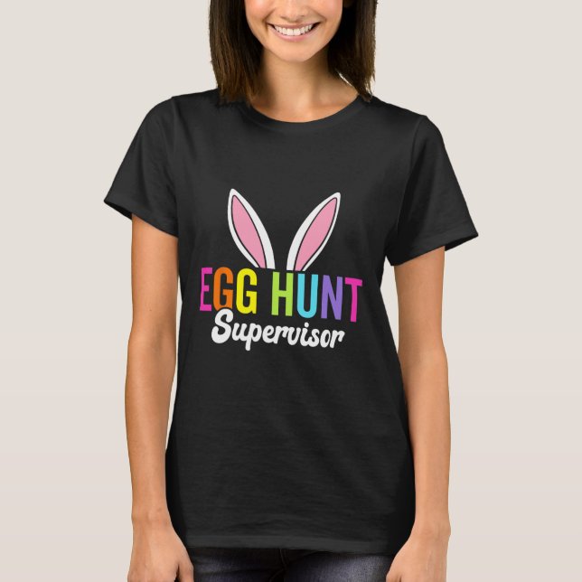 Camiseta Supervisor de Caça de Ovo (Frente)