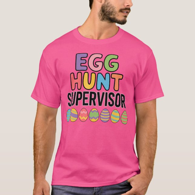 Camiseta Supervisor de Caça de Ovo de Páscoa (Frente)