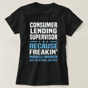 Camiseta Supervisor de Crédito ao Consumidor