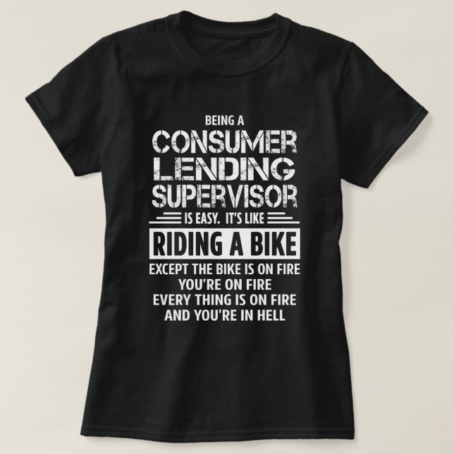 Camiseta Supervisor de Crédito ao Consumidor (Frente do Design)