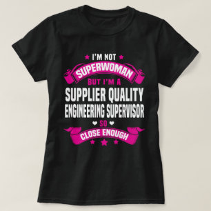 Camiseta Supervisor de Engenharia de Qualidade do Fornecedo