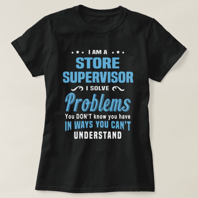 Camiseta Supervisor de Loja (Frente do Design)